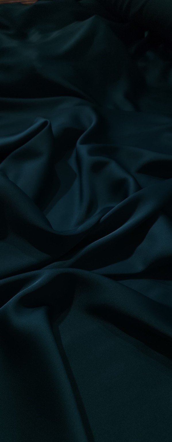 Satin mătăsos verde petrol